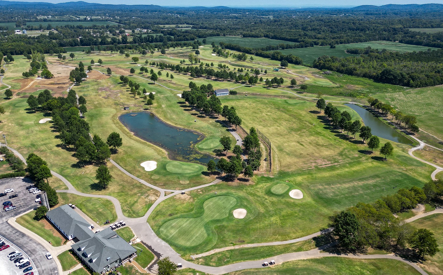 Golf Course Aerial View