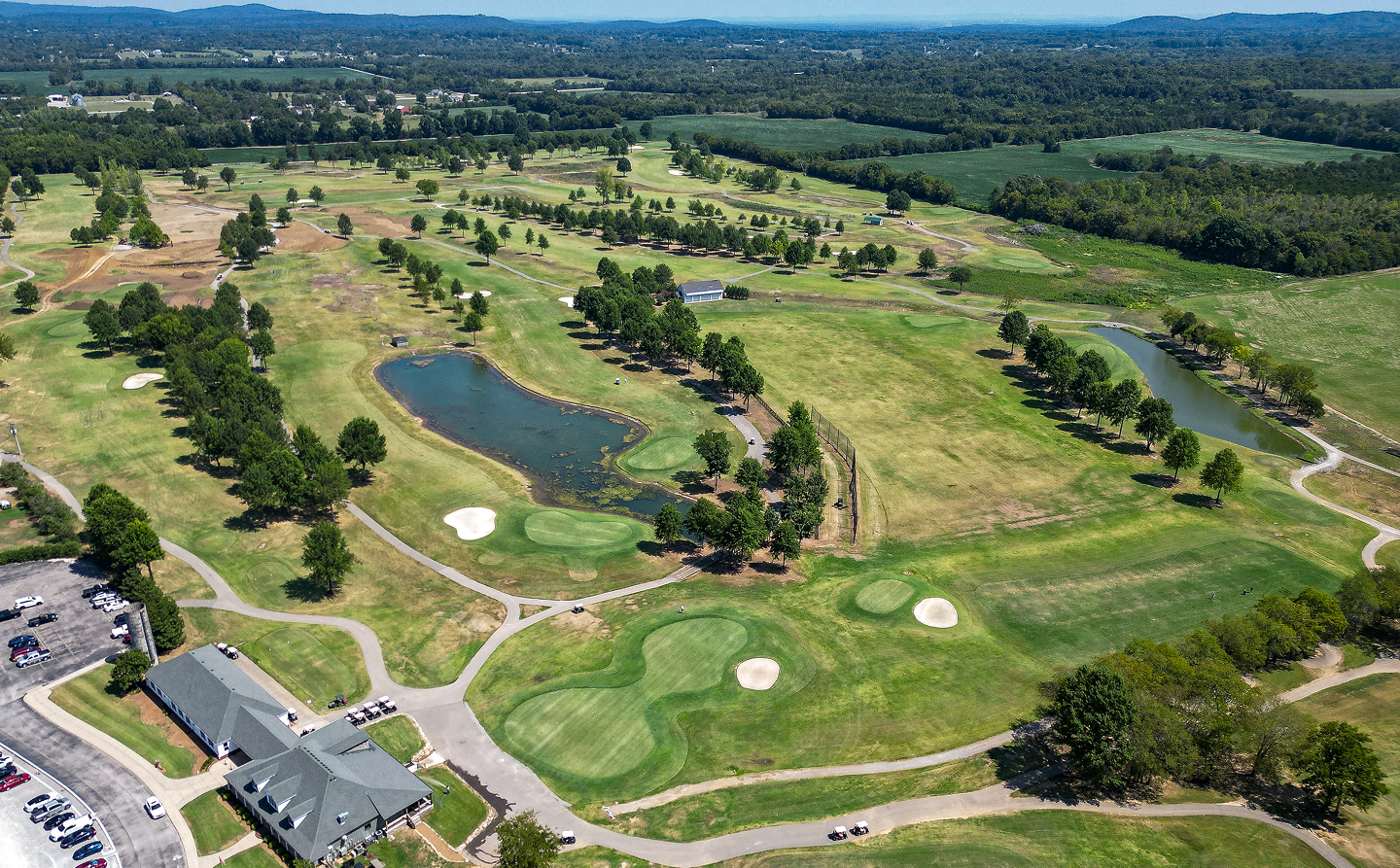 Golf Course Aerial View