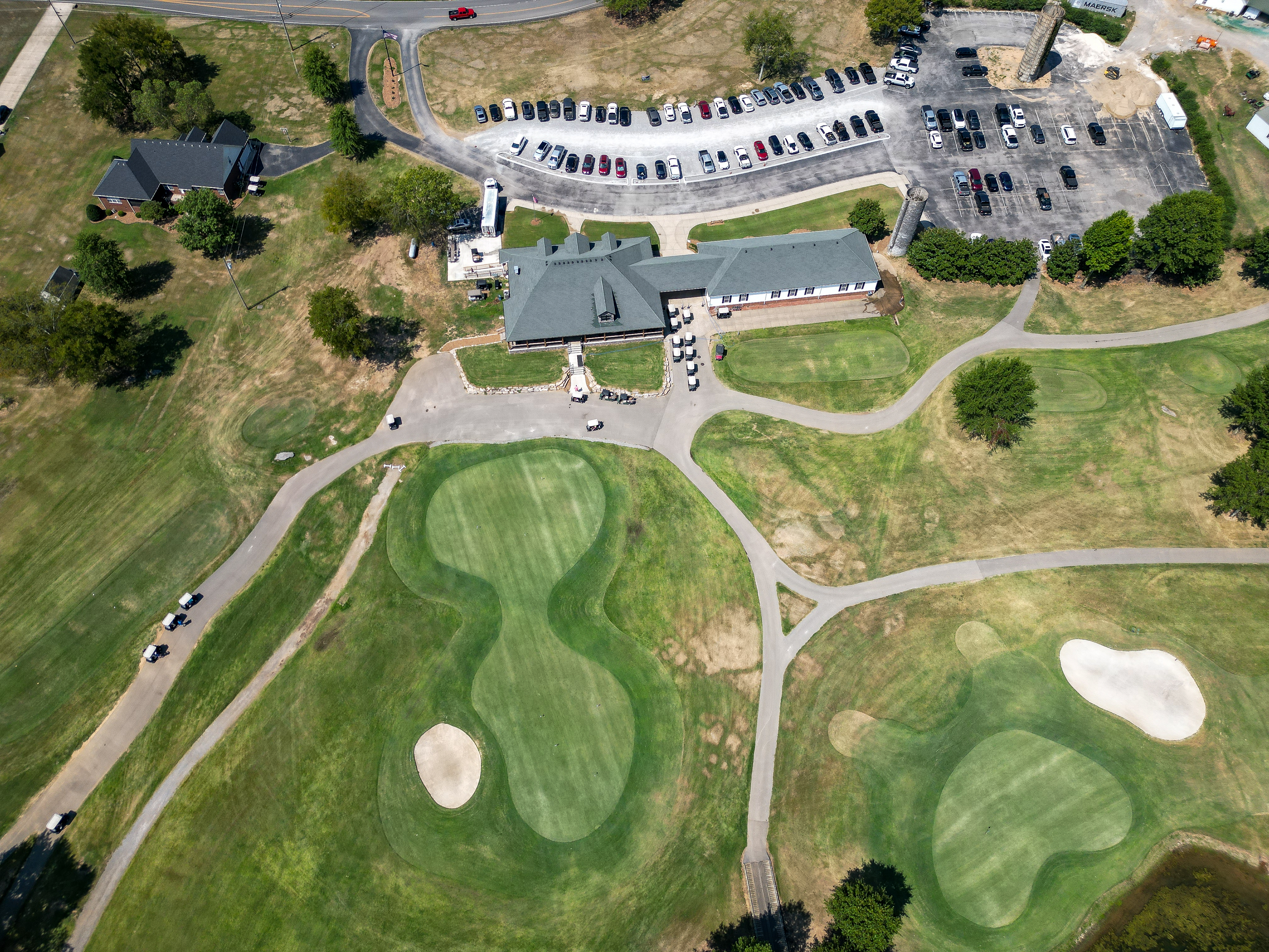 Golf Course Aerial View